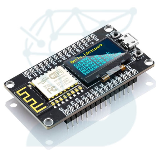 برد توسعه NodeMCU ESP8266 با نمایشگر OLED